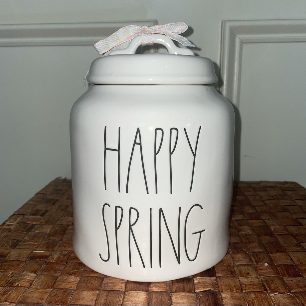 Rae Dunn Happy Spring Canister